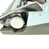 New ribbon revised turquoise olympia deluxe typewriter