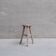 Primitive Mid-Century French Wooden Stool or Side Table