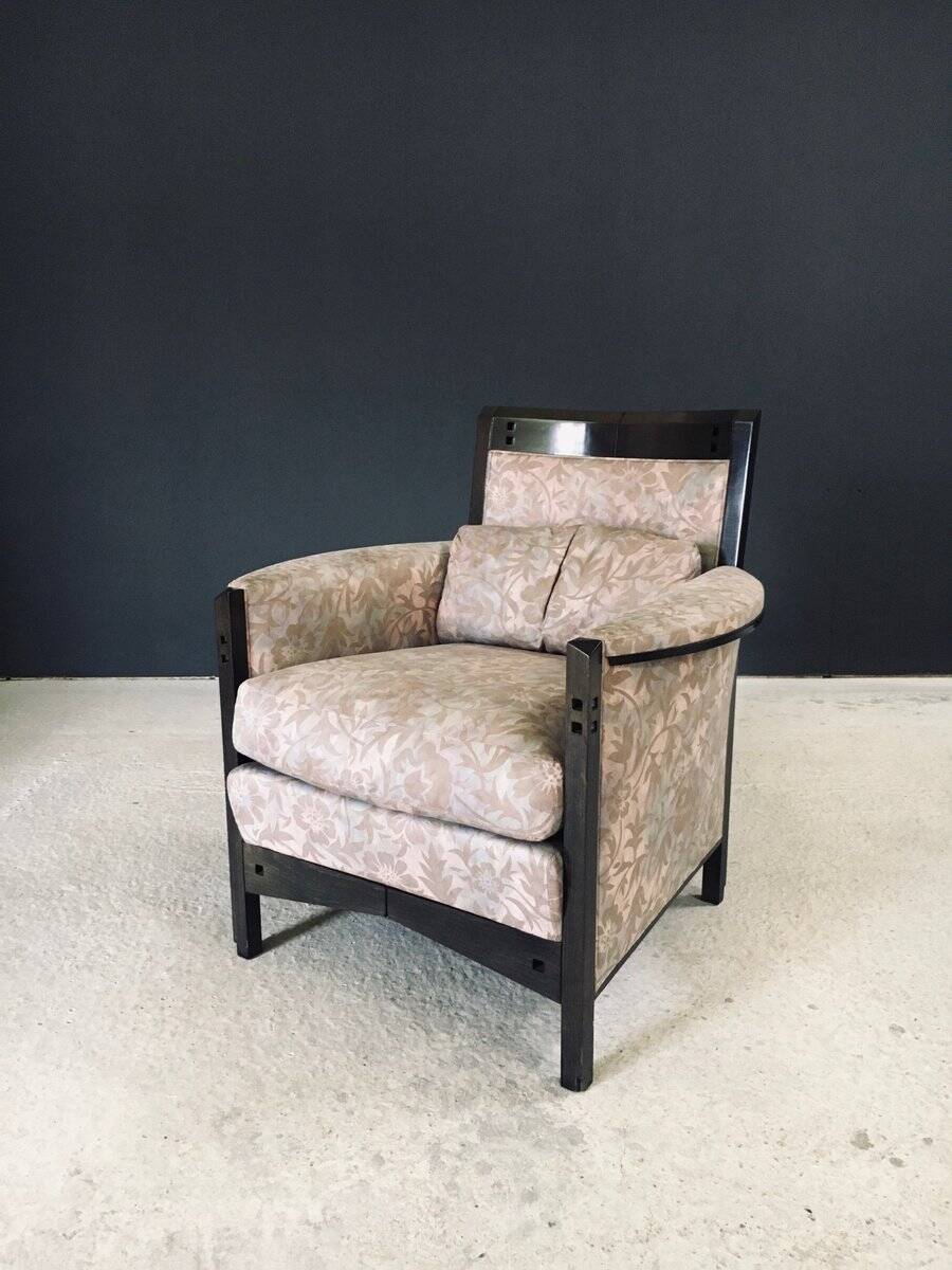 Postmodern Peggy Lounge Chairs by Umberto Asnago for Giorgetti, Italy, 1980s, Set of 2