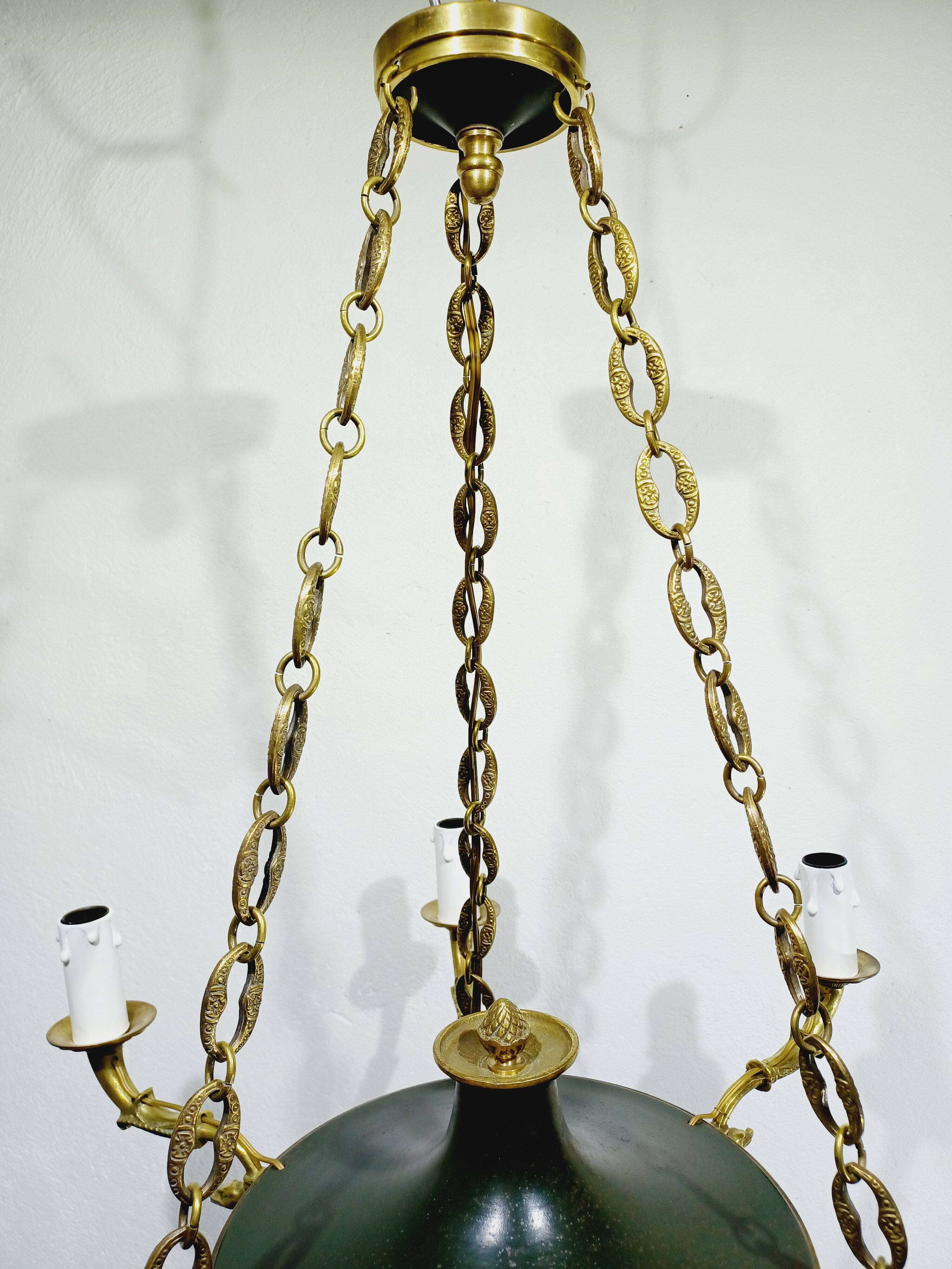 6-Light Empire Chandelier