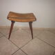 Tabouret vintage paille 1960