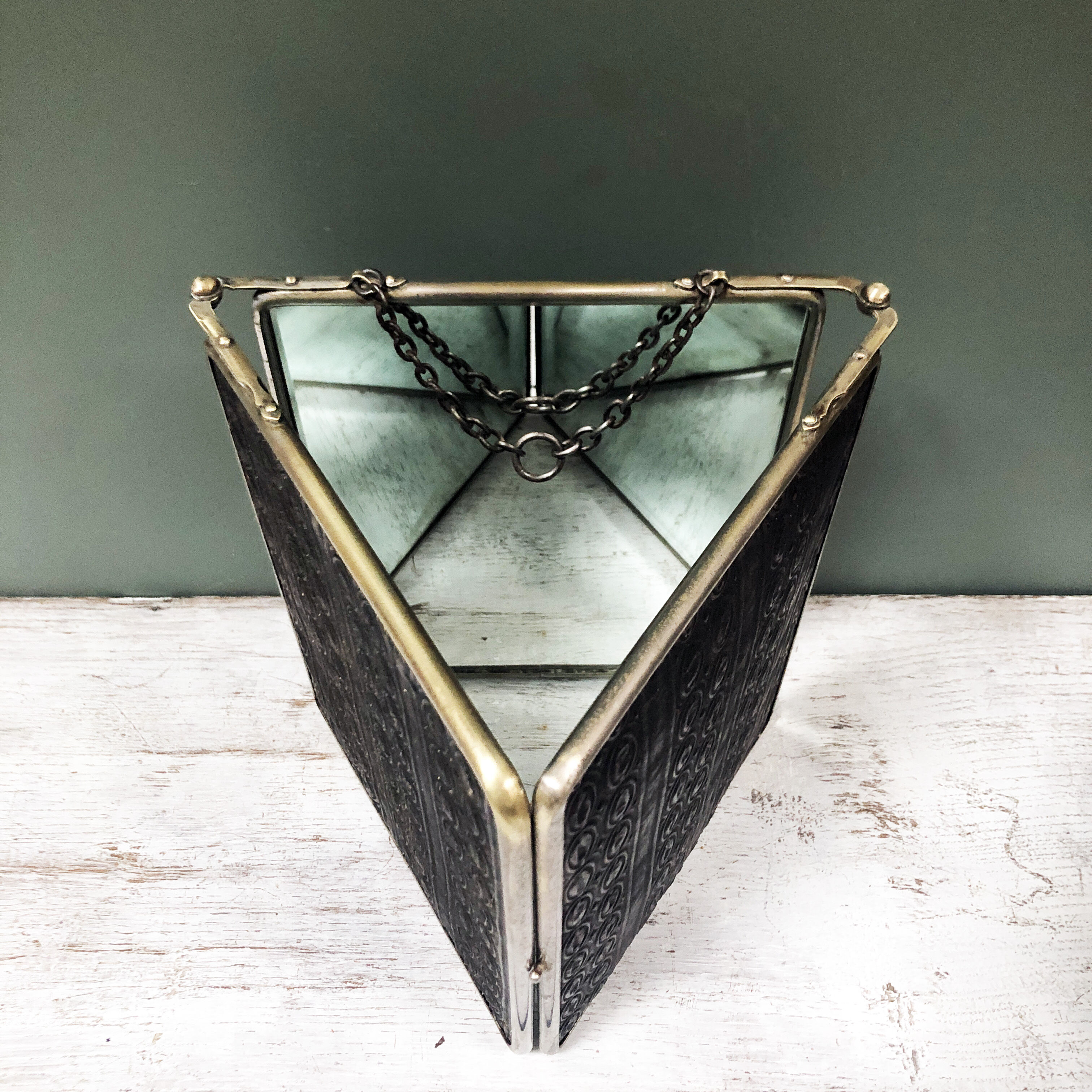 Miroir de barbier ancien