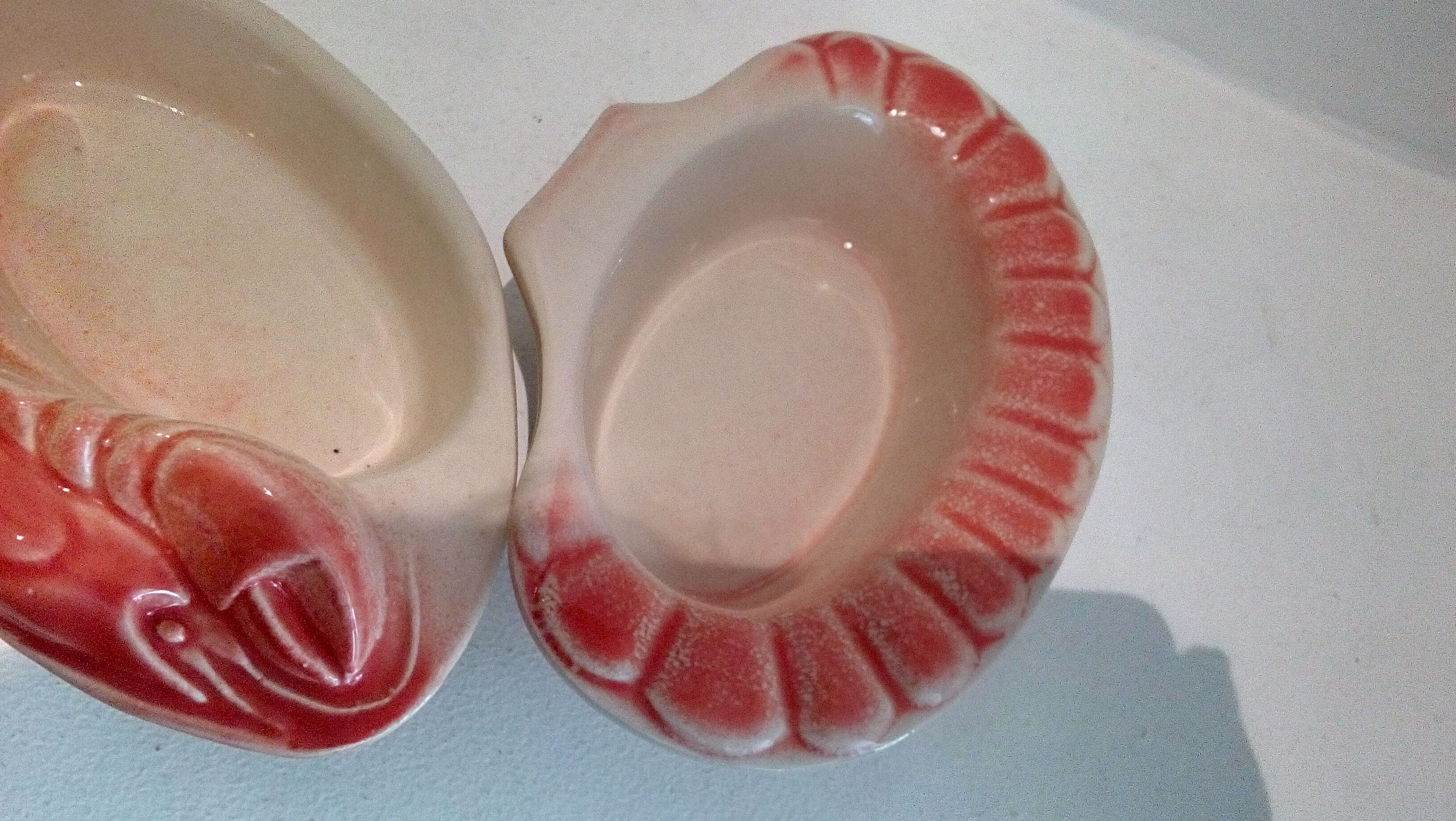 Ramekin sausages ceramic butter makers of the sea
