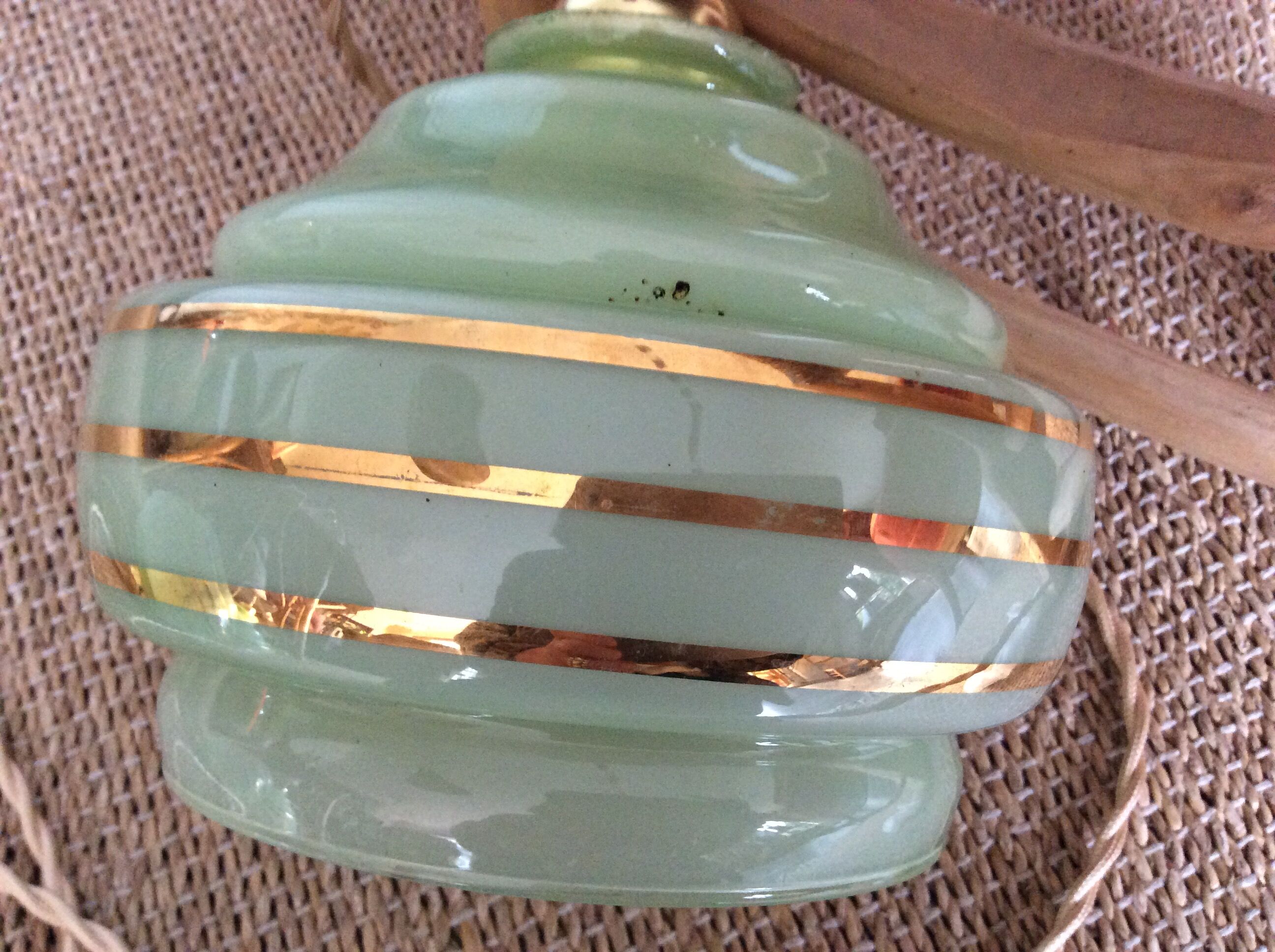3 vintage pendant lamps