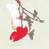 Bird "Scarlet Weaver" - Original Drawing