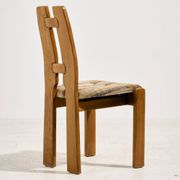 Oak dining chair, set of 4