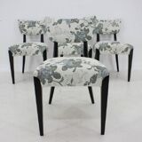 4 1950s Jindrich Halabala dining chairs,Czechoslovakia