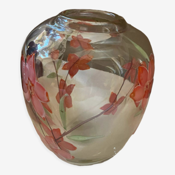 Vase en verre soufflé