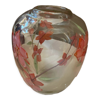 Blown glass vase