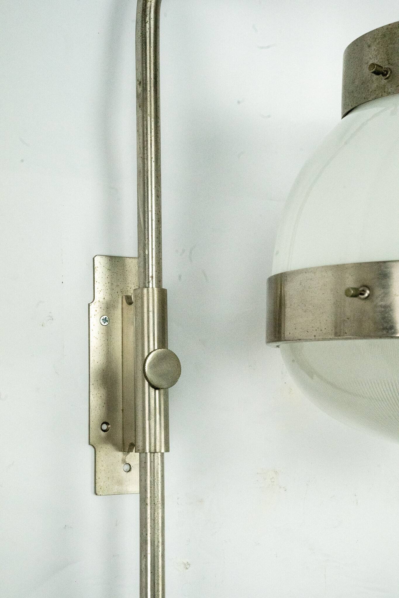 Pair of Delta wall lamps by Sergio Mazza for Artemide. Italy 1960sPair of D