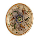 Plat en céramique traditionnelle roumaine Horezu Bascu Mihai