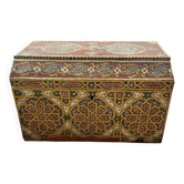 Antique oriental wooden chest