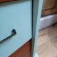 Commode  vintage bois et bleu