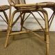 Paire de chaises en rotin & bambou
