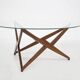Table basse piétement sculptural par Angelo Ostuni