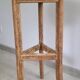 Old solid oak plant stand