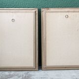 Paire d'aquarelles, les portes, détails architecturaux