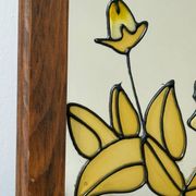 Tiffany-style stained glass mirror