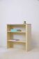 Shelf with travertine top by Lübke International, Germany.