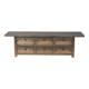 Puyang - Low cabinet in antique elm no. 4