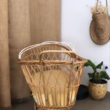 Wicker cradle