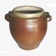 Old small terracotta pot