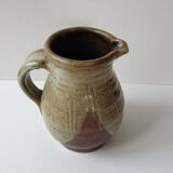 Ceramic pitcher (stoneware) Signed Jean Michel Doix