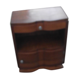 Art deco period bedside in walnut