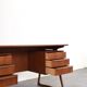 Mid-Century Danish Teak Executive Desk by Svend Åge Madsen for H.P. Hansen,