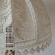 Vintage lace marquetry bedside lamp