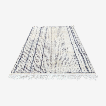 Berber beni Ouarain rug in hand-woven wool 210x300 cm