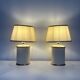 2 lampes à poser céramique 1980