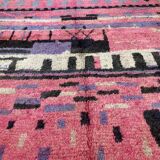 Multicolored berbere wool carpet 170x267cm