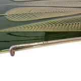 Plat de service vintage St. Clément dans son support, années 1950