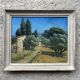 Mediterranean landscape painting signed L. Gontard