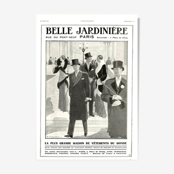 Affiche vintage années 30 Belle Jardiniere 30x40cm-sans cadre