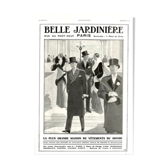 Affiche vintage années 30 Belle Jardiniere 30x40cm-sans cadre