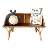 Vintage rattan children's bench