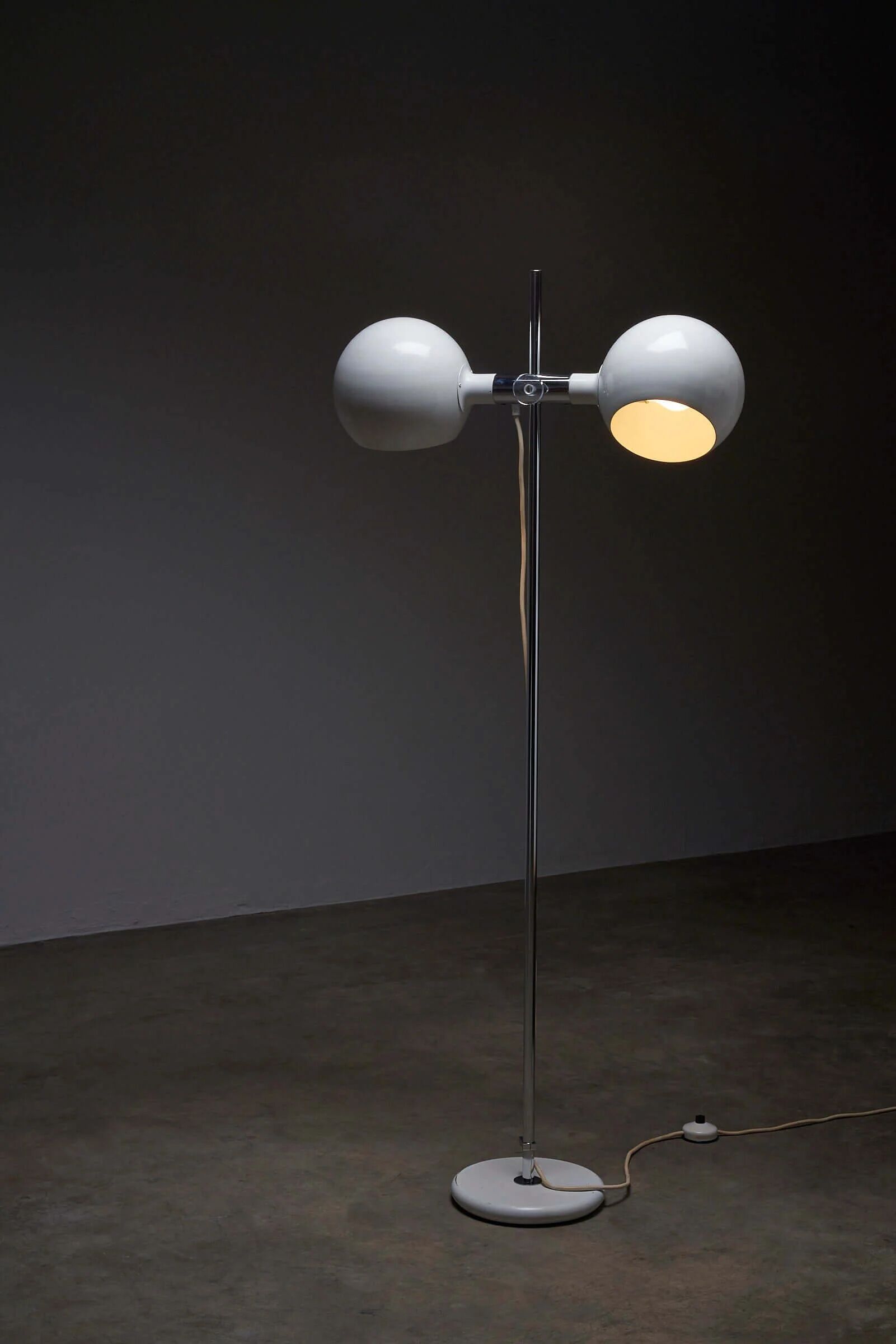 Double sphere floor lamp by Cosack