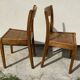 Paire de chaises bistro reconstruction vintage 1940