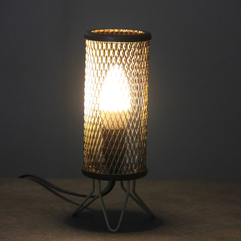 Small vintage metal lamp, 1950