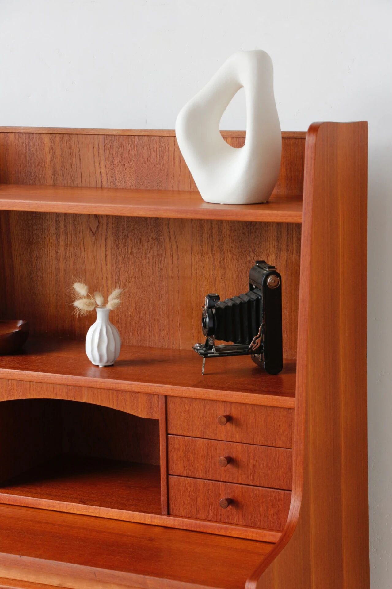 Vintage 1960s Scandinavian teak secretary | Denmark