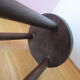 Tabouret tripode en bois