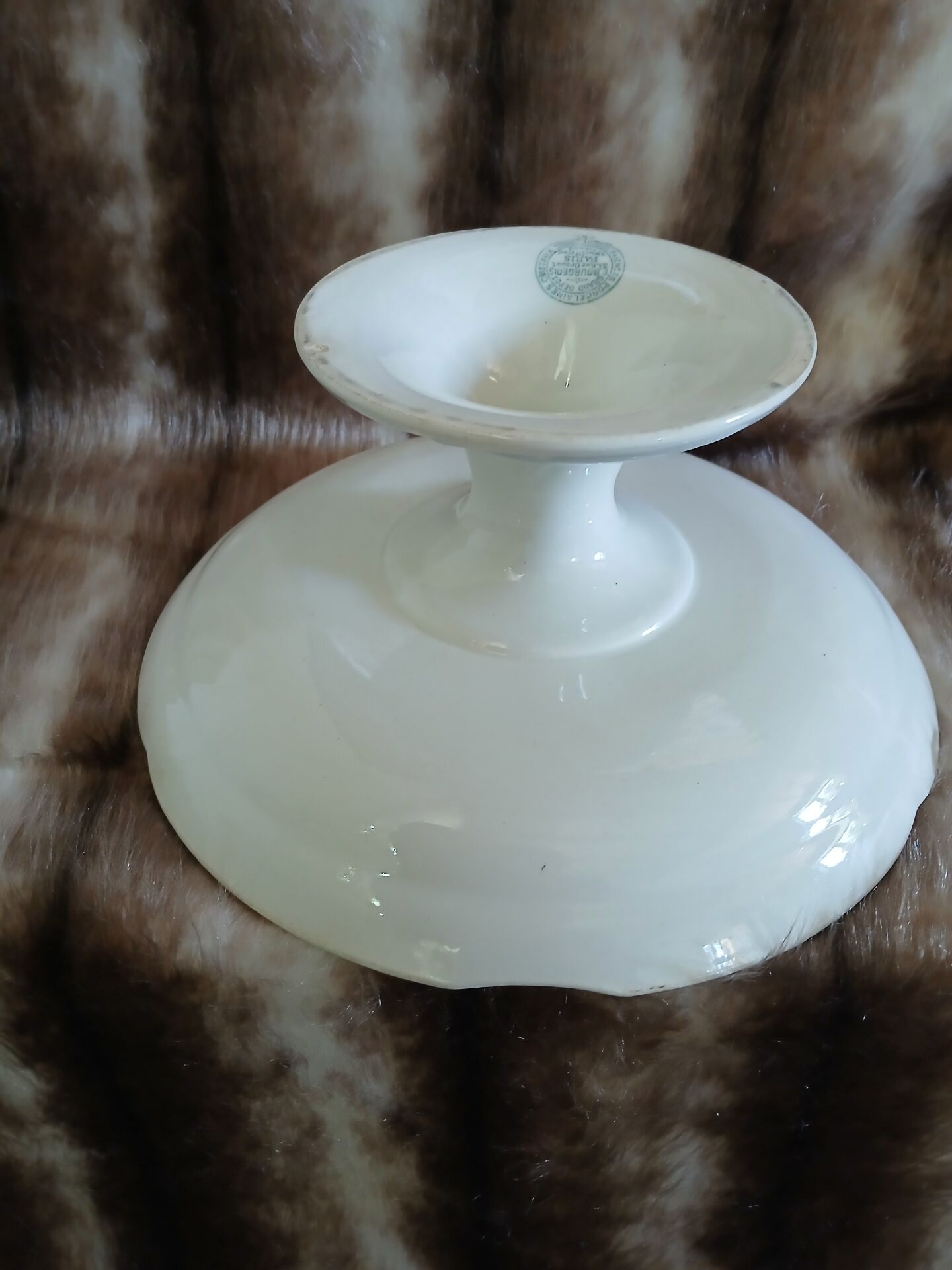 Antique compote dish "Grand dépôt Paris"