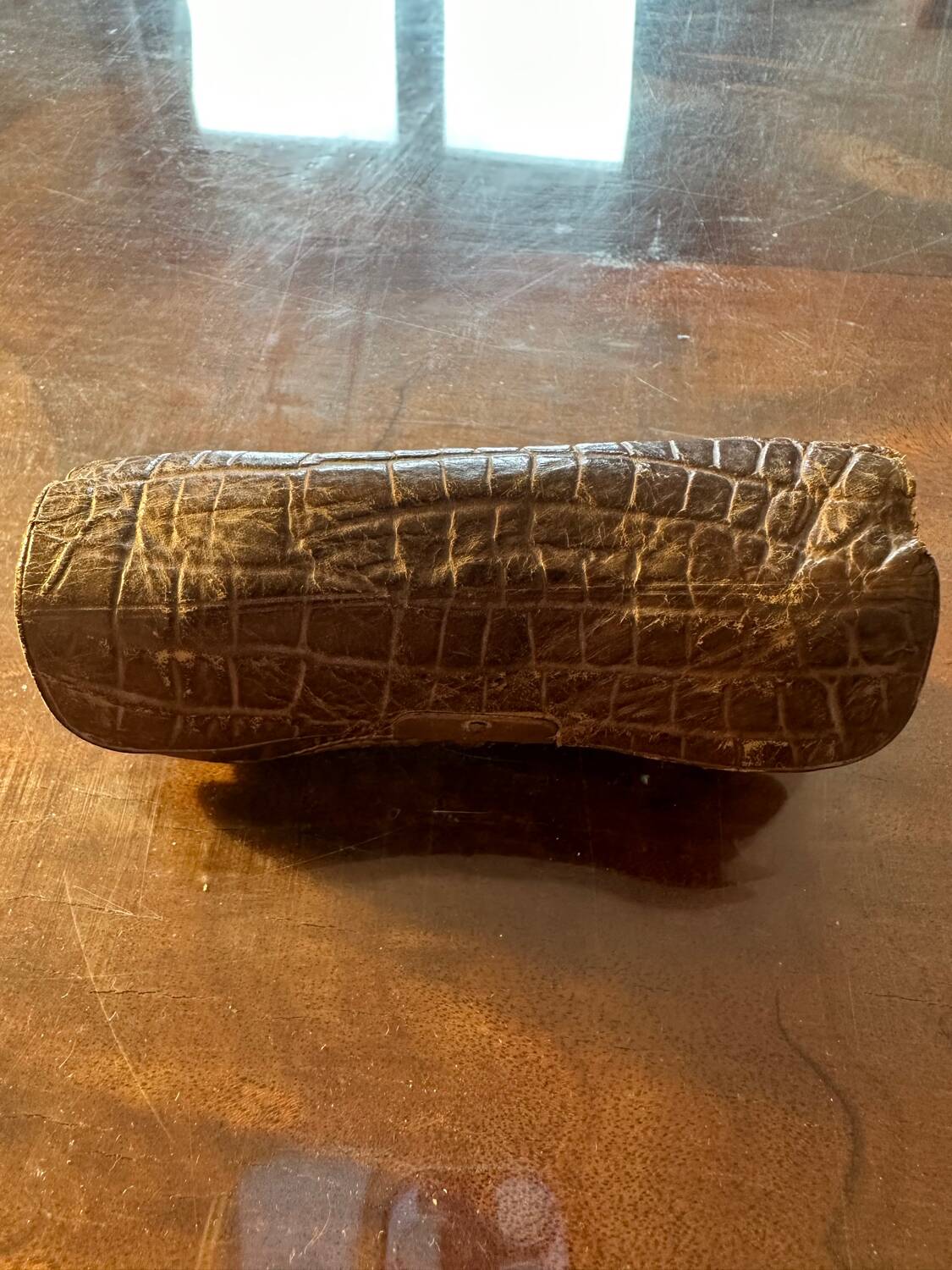 Theater binoculars early 20th century - Crocodile case