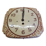 Ceramic wall clock from the 50s/60s Marti France