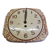 Ceramic wall clock from the 50s/60s Marti France