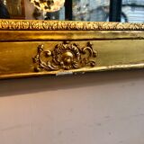 Miroir en bois doré, XIXe siècle