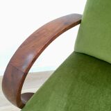 Velvet bridge armchair