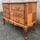 Louis XV style crossbow chest of drawers with 3 cherry drawers, 1960s